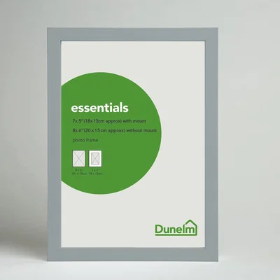 Dunelm Essentials Box Frame 12" x 8" (30cm x 21cm) Grey