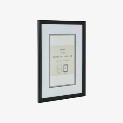 Dunelm Curby Photo Frame Black Black