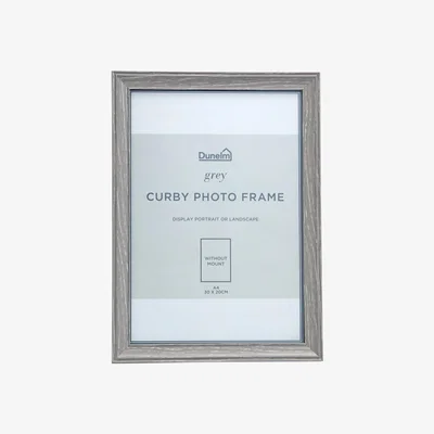 Dunelm Curby A4 Photo Frame Grey