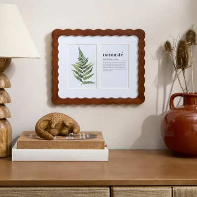 Dunelm Mango Wood Wiggle Multi Photo Frame