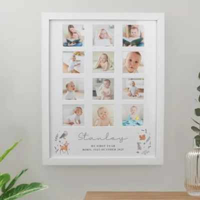 Dunelm Personalised Woodland Animal Multi Photo Frame
