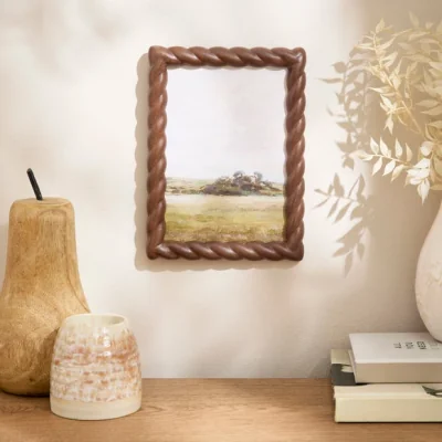 Dunelm Lucia Twisted Wood Photo Frame