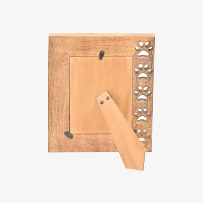 Dunelm Best Of Breed Paw Prints Mango Wood Photo Frame
