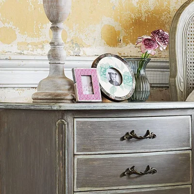 Graham & Green Small Pink Bone Photo Frame