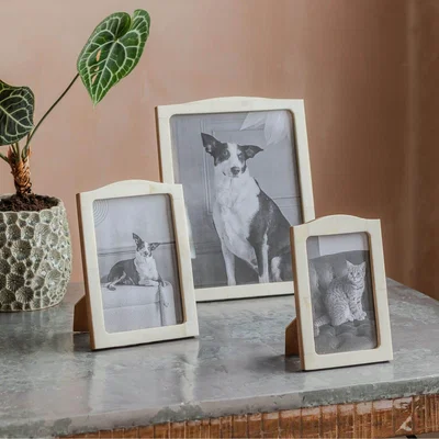 Graham & Green Graham and Green Natural Bone Arch Photo Frame - 5 x 7 inch