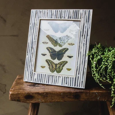 Graham & Green Large Chiseled Bone Frame