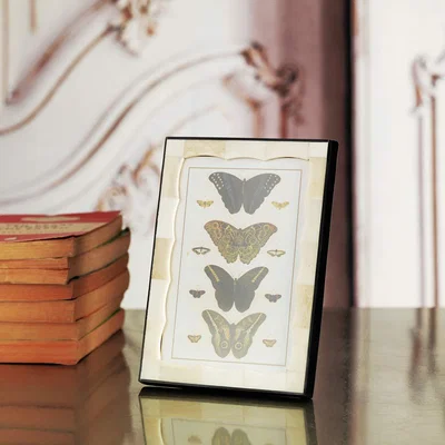 Graham & Green Scalloped Design Bone Photo Frame