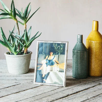 Graham & Green Silver Bamboo Frame