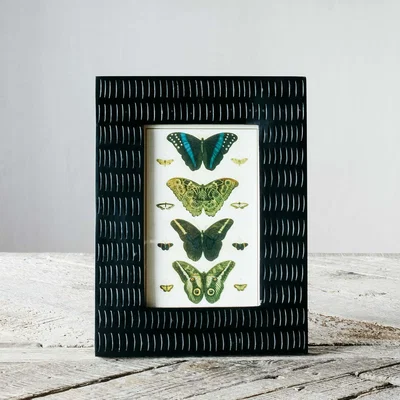 Graham & Green Carved Black Frame