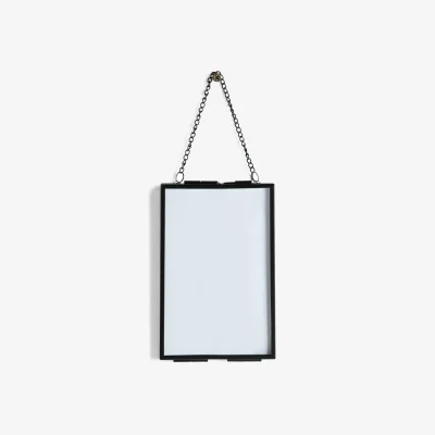 Habitat Habitat Hanging Metal Photo Frame - Black - 9x11cm