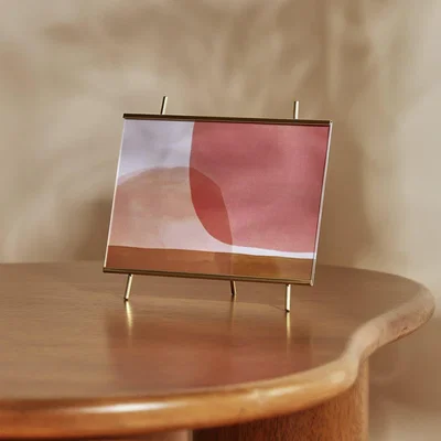Habitat "Habitat Gold Acrylic Easel Metal Picture Frame - 5x7"""