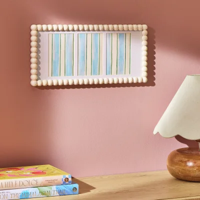 Habitat "Habitat Bobble Ivory Triple Multi Photo Picture Frame - 4x6"""