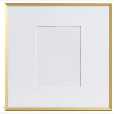 Habitat Habitat Oversized Mount Square Photo Frame - Gold - 22x22cm