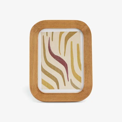 Habitat "Habitat Natural Ribbed Wooden Picture Frame - 5x7"""