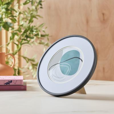 Habitat Habitat Black Round Metal Photo Frame