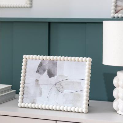 Habitat "Habitat Bobble Frame - Cream - 8x12"""