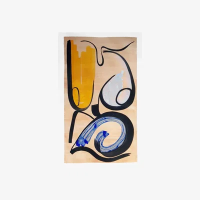 Heal's Heal's Form to Signs: Seated Woman Original Painting by Simone Brewster - Heal's UK Bedroom Furniture