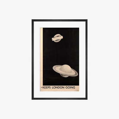 Heal's Keeps London Going, 1938 by Man Ray Framed Print - Heal's UK Furniture