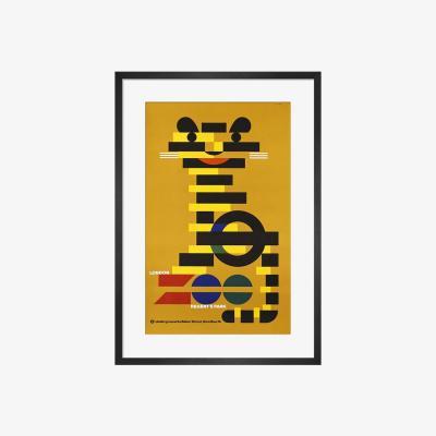 Heal's Zoo Tiger by Abram Games Framed Print - Heal's UK Furniture