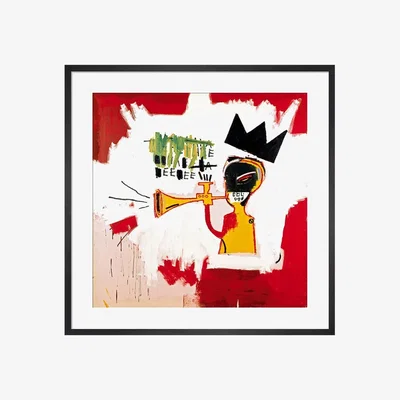 Heal's Trumpet by JeanMichel Basquiat Framed Print - Heal's UK Furniture