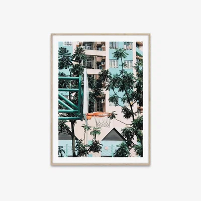 Heal's Paper Collective Cities of Basketball 01, Hong Kong Print 30 x 40cm - Heal's UK Furniture