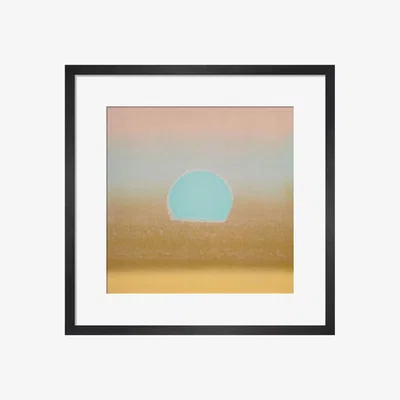 Heal's Sunset, 1972 (gold, blue) by Andy Warhol Framed Print - Heal's UK Furniture