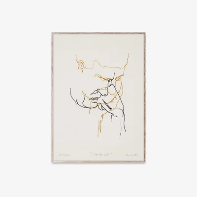 Heal's Paper Collective I Think Not 01 by Børge Bredenbekk 30 x 40cm Print - Heal's UK Furniture