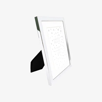Homebase Elegant Metal Photo Frame 6x4 - Silver
