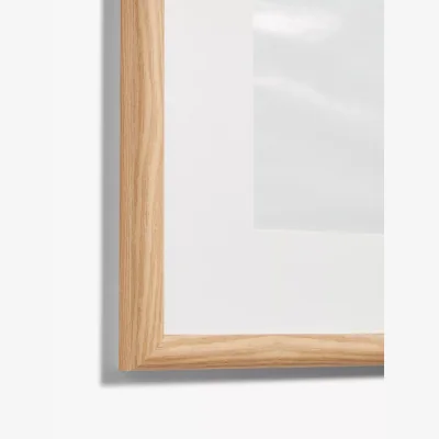 John Lewis John Lewis & Partners Gallery Set Multi-aperture Wood-Effect Photo Frames, 13 Photo, Natural