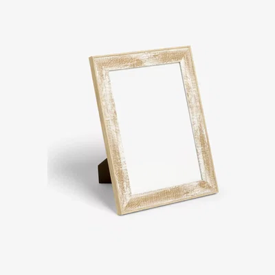 John Lewis John Lewis Rustic Wood-Effect Photo Frame, Natural