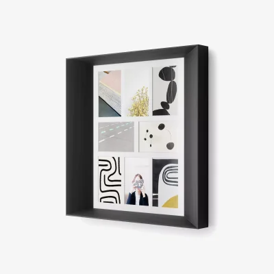 John Lewis Umbra Lookout Multi-aperture Wood Photo Frame, 8 Photo, 4 x 6 (10 x 15cm)