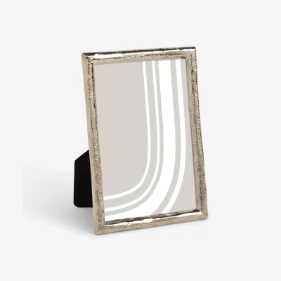 John Lewis John Lewis & Partners Wavy Slim Edge Photo Frame, Silver