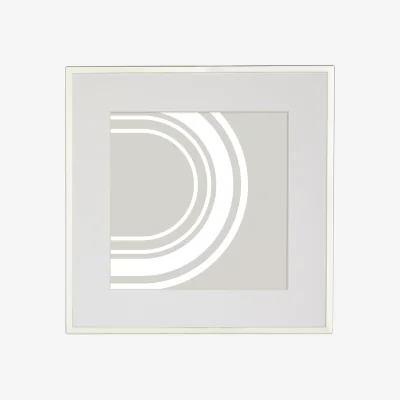 John Lewis John Lewis & Partners Daya Photo Frame, 5 x 5 (13 x 13cm), Silver