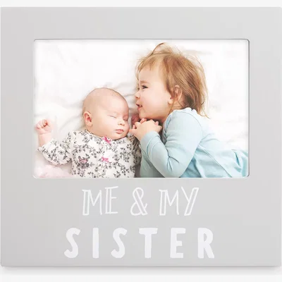 John Lewis Pearhead Me and My Sister Picture Frame