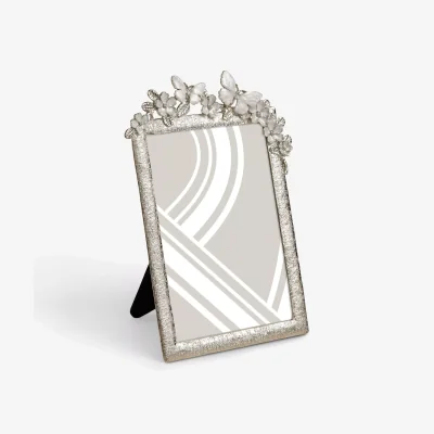 John Lewis John Lewis & Partners Butterfly Photo Frame, 4 x 6 (10 x 15cm), Silver