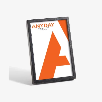 John Lewis ANYDAY John Lewis & Partners Aluminium Photo Frame, Black