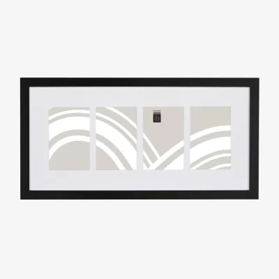 John Lewis John Lewis & Partners Box Photo Frame & Mount, 4 Photo, 4 x 6 (10 x 15cm)