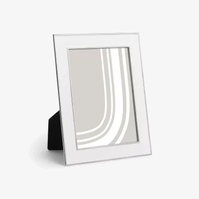 John Lewis John Lewis & Partners Enamel & Metallic Edge Photo Frame