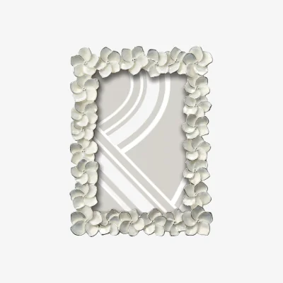 John Lewis John Lewis & Partners Petal Photo Frame, Ivory