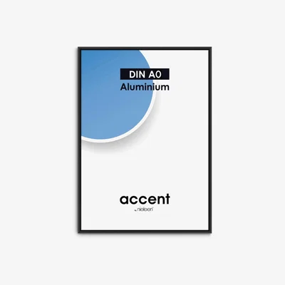 John Lewis Nielsen Accent Aluminium Poster Frame, Black