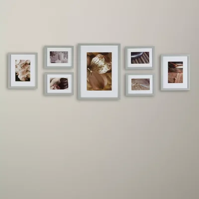 John Lewis Gallery Perfect Multi-aperture Photo Frame Set, 7 Photo