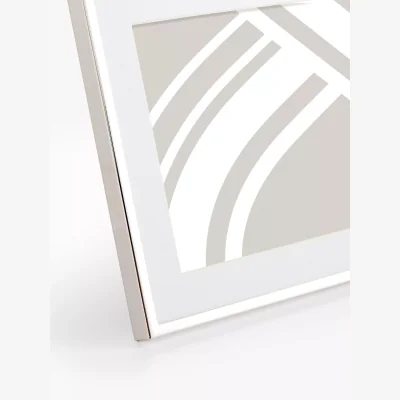 John Lewis John Lewis & Partners Daya Multi-aperture Photo Frame, 4 Photo, Silver Plated
