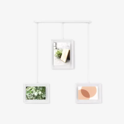 John Lewis Umbra Exhibit Multi Hanging Photo Frame Display, 3 Photo