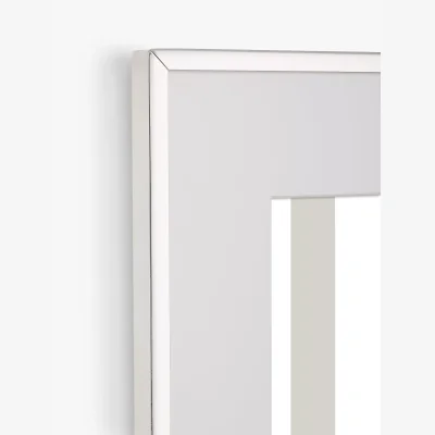 John Lewis John Lewis & Partners Roll Profile Photo Frame & Mount, Silver Plated