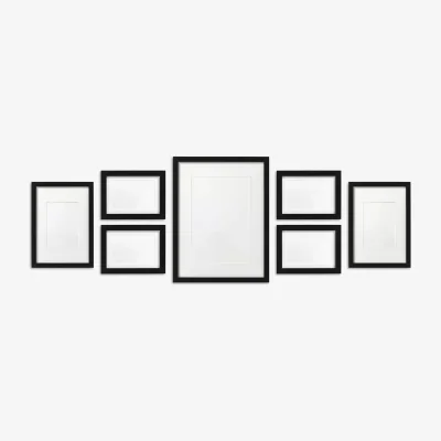 John Lewis John Lewis & Partners Gallery Set Multi-aperture Photo Frames, 7 Photo