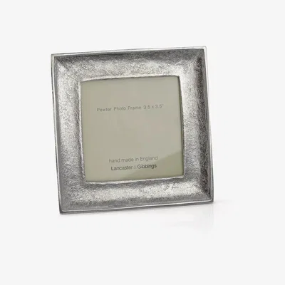 John Lewis Lancaster and Gibbings Kingston Photo Frame, 3.5 x 3.5" (9 x 9cm), Pewter