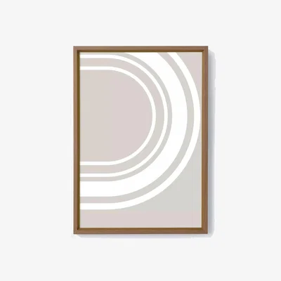 John Lewis John Lewis Aluminium Poster Frame & Mount, Walnut