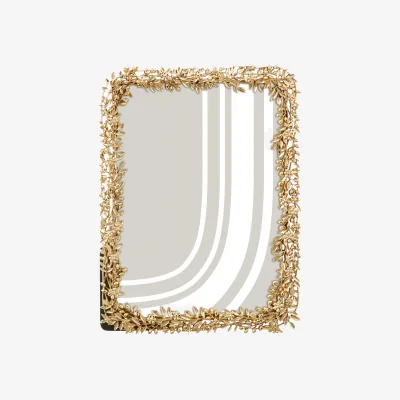 John Lewis John Lewis & Partners Laura Leaves Photo Frame, Gold