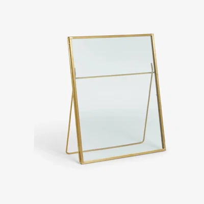 John Lewis John Lewis Freestanding Metal Photo Frame, Brass