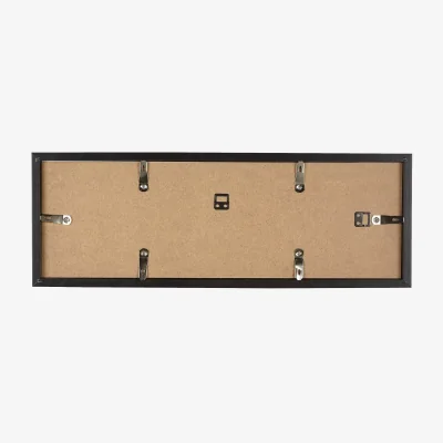 John Lewis John Lewis & Partners Box Photo Frame & Mount, 3 Photo, 7 x 5 (18 x 13cm), Black